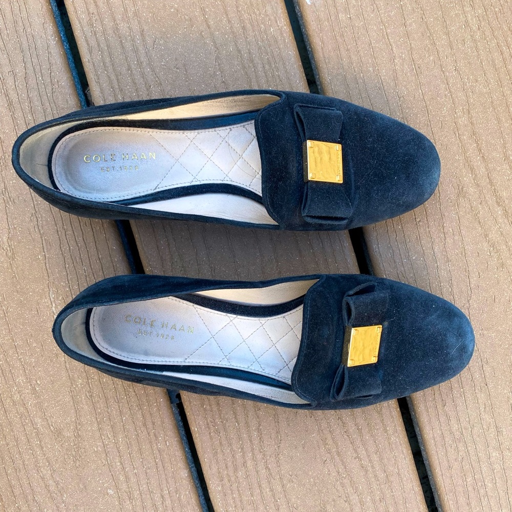 Cole Han black flats